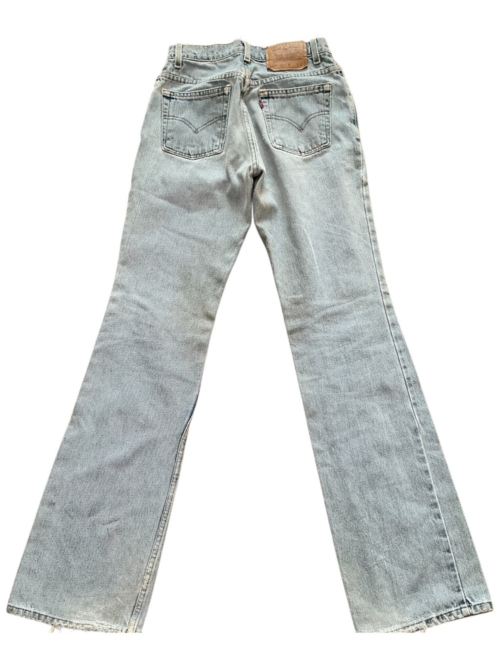 Vintage levi’s 517 low rise boot cut 90s light wash jeans 26 x 32